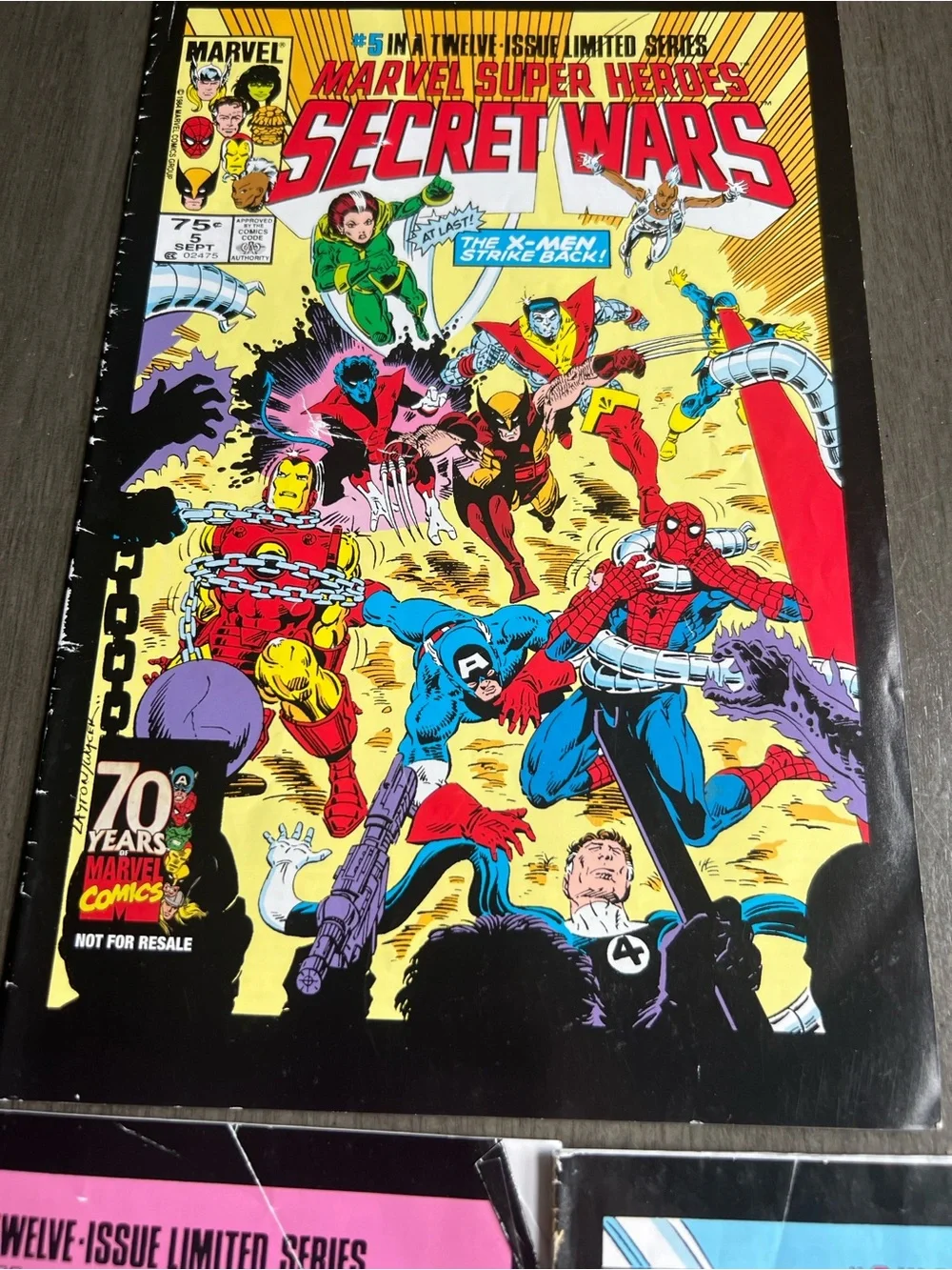 Marvel Secret Wars #5 #7 #9 Hasbro Comic Pack Reprint Lot 70 Years Variant 2009